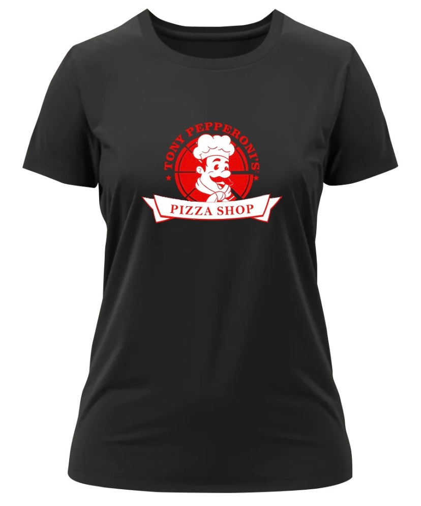 Tony Pepperoni’s Pizza™ (Womens) t-shirt
