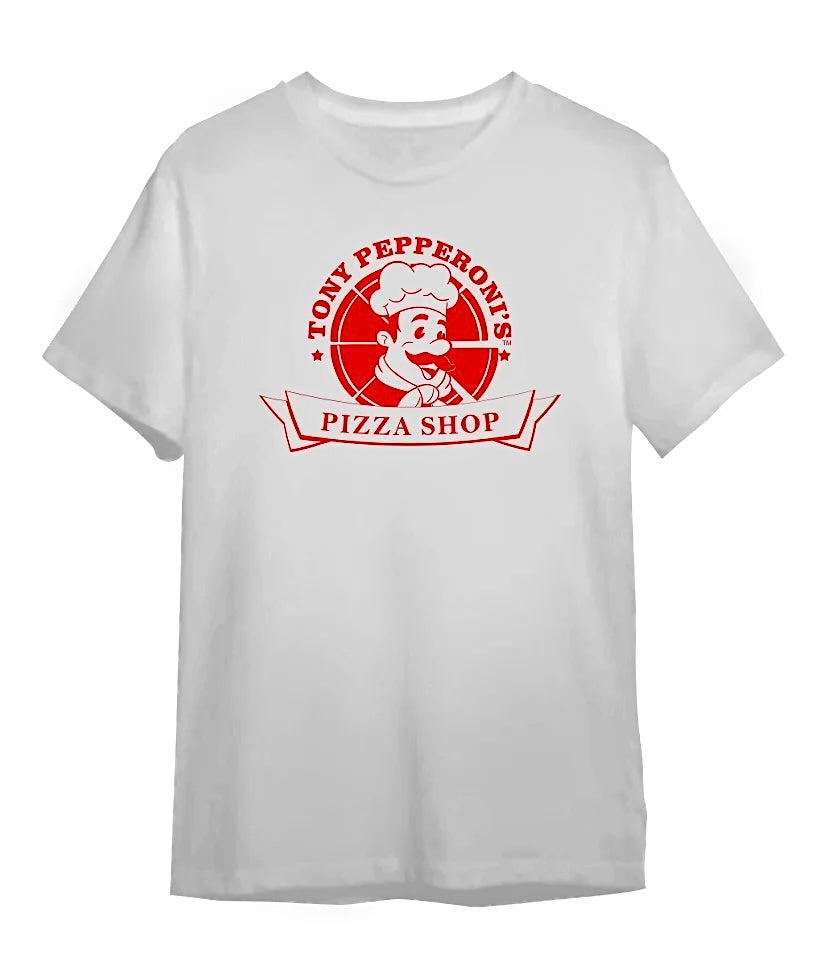 Tony Pepperoni’s Pizza Shop™ (Mens) t-shirt