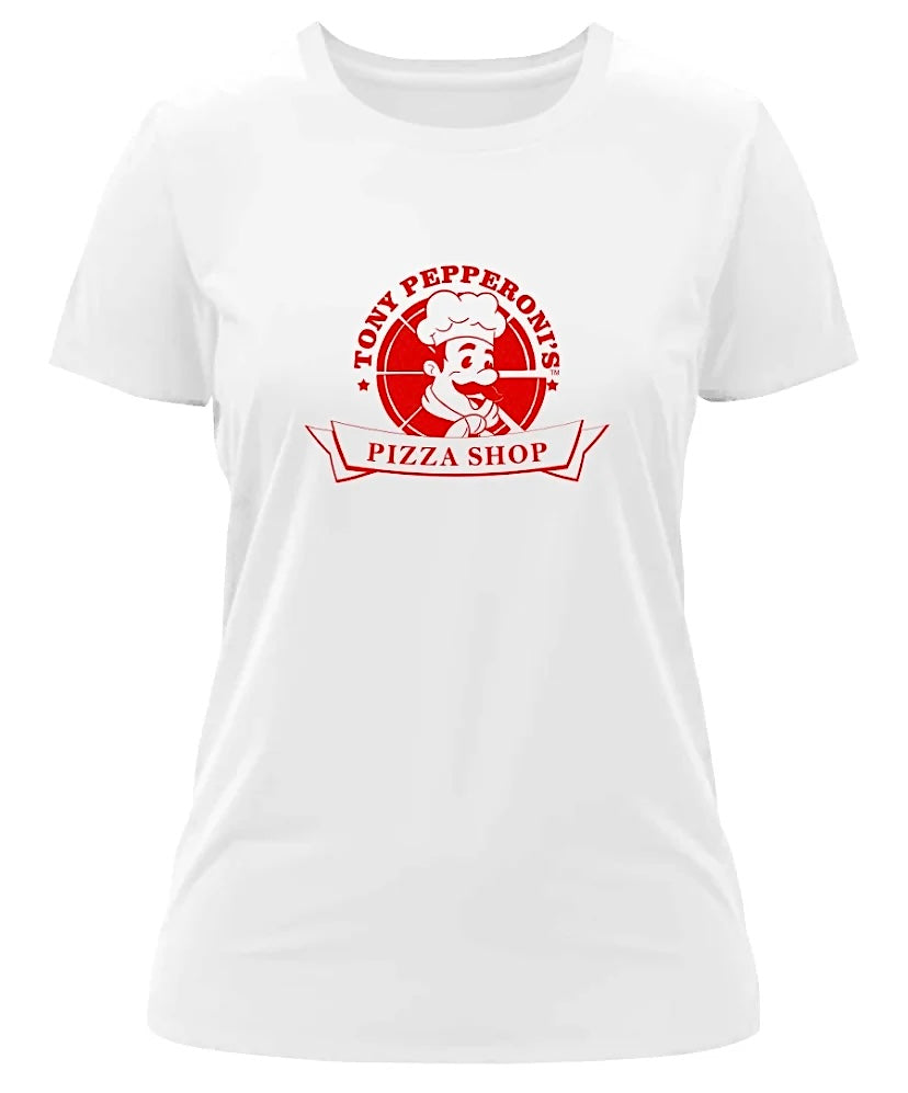 Tony Pepperoni’s Pizza Shop™ t-shirt (Womens)