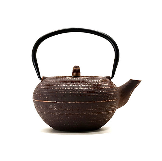 Cast Iron Teapot, Brown